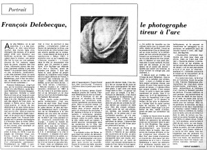 François Delebecque, article Hervé Guibert