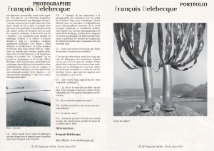 François Delebecque, It's Art Magazine, 2007
