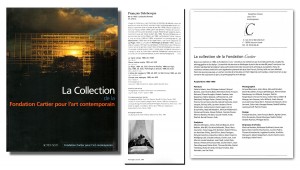François Delebecque, Collection de la Fondation Cartier